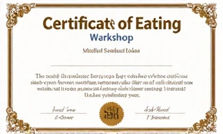 Attestato di Partecipazione a Seminario di Alimentazione Consapevole